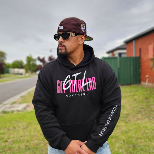 Neon Pink - Relaxed Hoodie